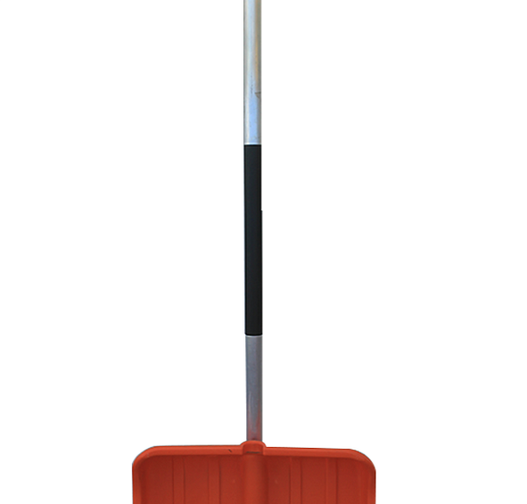 Лопата снеговая ELBRUS, эргоном. алюм. черенок, оранжевая